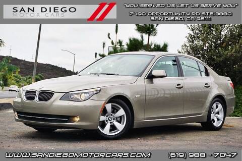 2008 BMW 5 Series for sale at San Diego Motor Cars LLC in Spring Valley CA