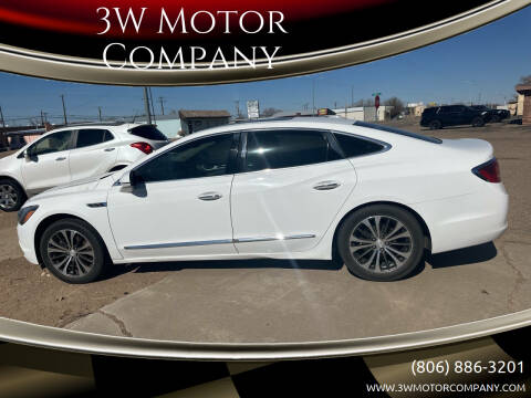 2017 Buick LaCrosse for sale at 3W Motor Company in Fritch TX