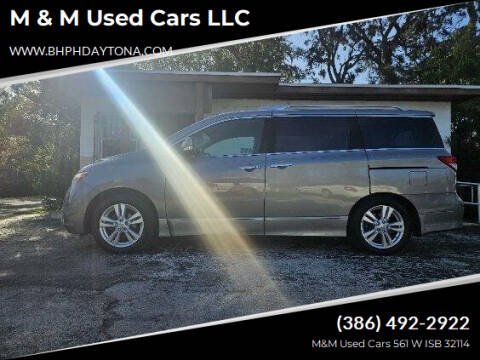 2012 Nissan Quest for sale at M & M Used Cars LLC in Daytona Beach FL