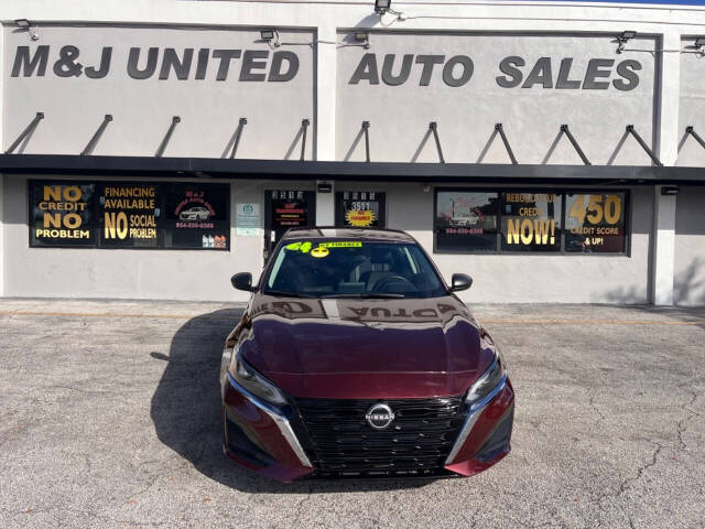 2024 Nissan Altima for sale at M & J UNITED AUTO SALES in LAUDERDALE LAKES, FL