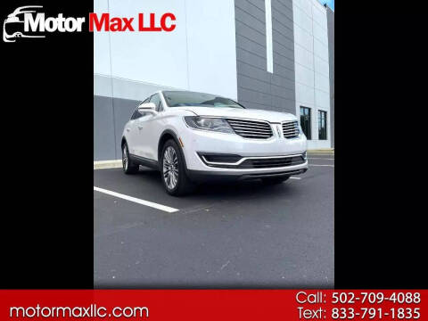 2018 Lincoln MKX for sale at Motor Max Llc in Louisville KY