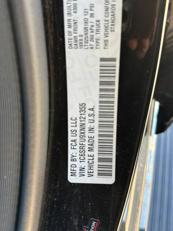 2022 RAM 1500 TRX