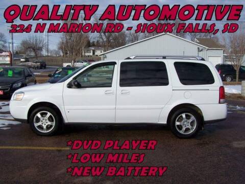 2006 Chevrolet Uplander for sale at Quality Automotive in Sioux Falls SD