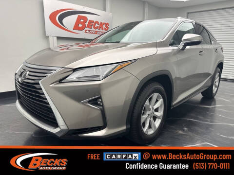 2017 Lexus RX 350 for sale at Becks Auto Group in Mason OH