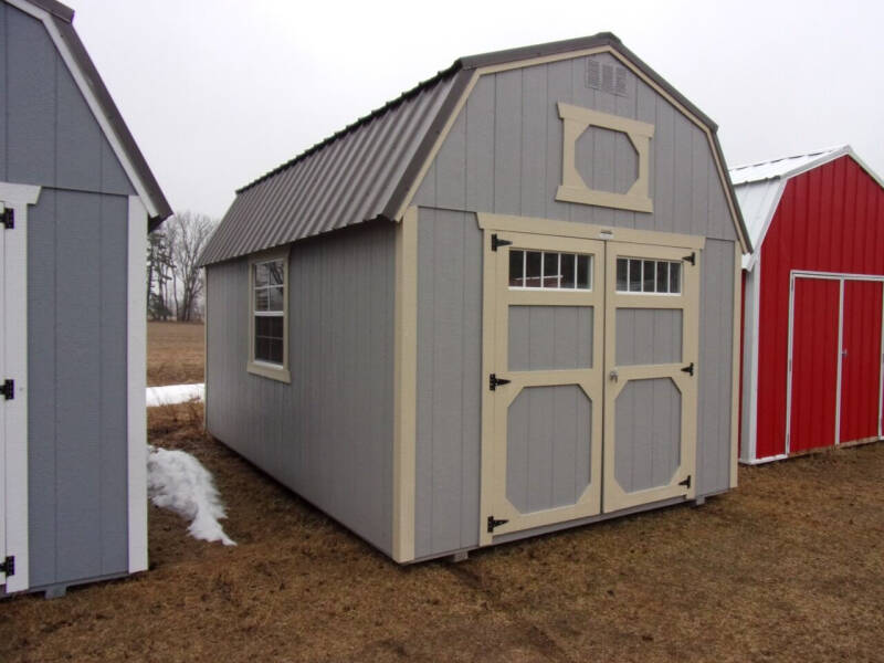  10 x 16 lofted barn for sale at Extra Sharp Autos in Montello WI
