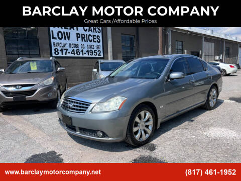 2006 Infiniti M35 for sale at BARCLAY MOTOR COMPANY in Arlington TX