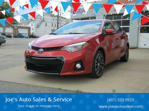 2014 Toyota Corolla for sale at Joe's Auto Sales & Service in Cumberland RI
