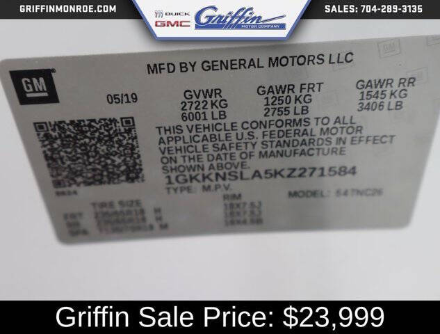 2019 GMC Acadia SLE-2