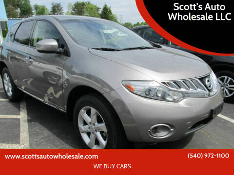 2010 Nissan Murano for sale at Scott's Auto Wholesale LLC in Locust Grove VA