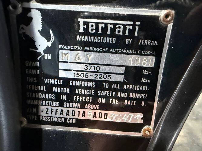1980 Ferrari 308