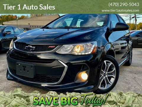 2018 Chevrolet Sonic for sale at Tier 1 Auto Sales in Gainesville GA