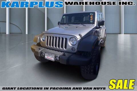 2018 Jeep Wrangler JK Unlimited for sale at Karplus Warehouse in Pacoima CA