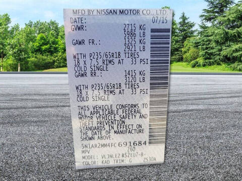 2015 Nissan Pathfinder