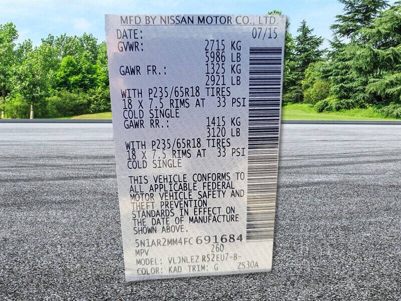 2015 Nissan Pathfinder