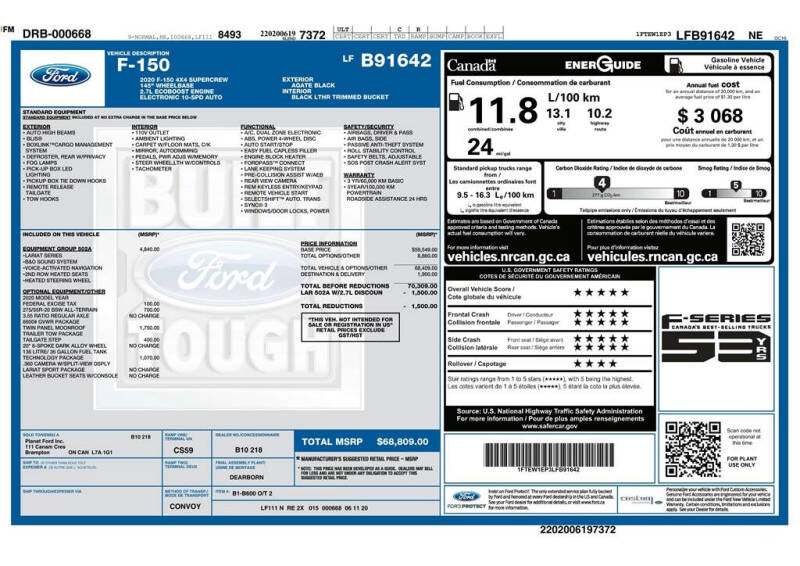 2020 Ford F-150 Lariat