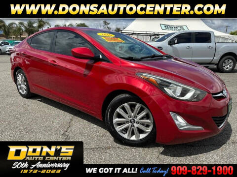 2016 Hyundai Elantra for sale at Dons Auto Center in Fontana CA