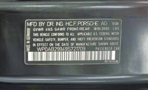 2009 Porsche 911 Carrera 4S