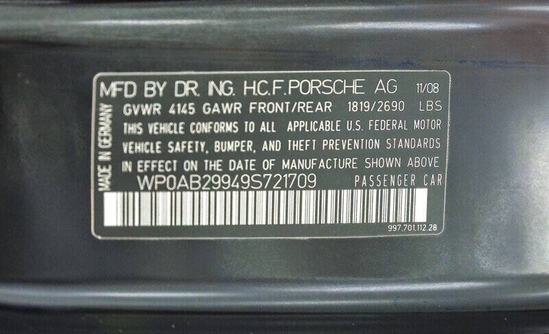 2009 Porsche 911 Carrera 4S