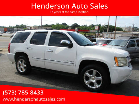 2010 Chevrolet Tahoe for sale at Henderson Auto Sales in Poplar Bluff MO