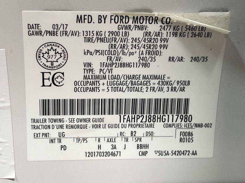 2017 Ford Taurus Limited