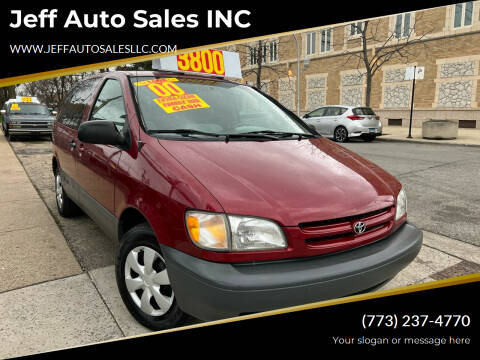 2000 Toyota Sienna for sale at Jeff Auto Sales INC in Chicago IL