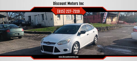 2013 Ford Focus for sale at Discount Motors Inc in Nashville TN