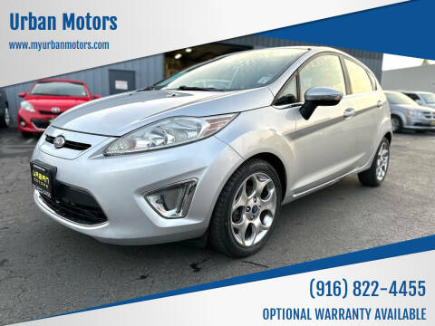 2012 Ford Fiesta for sale at Urban Motors in Sacramento CA