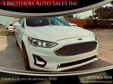 2020 Ford Fusion for sale at 3 Brothers Auto Sales Inc in Detroit MI