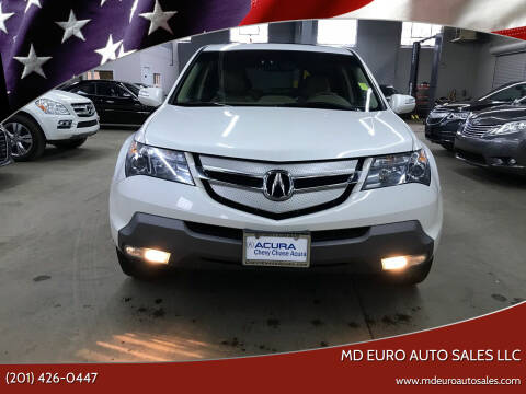 2009 Acura MDX for sale at MD Euro Auto Sales LLC in Hasbrouck Heights NJ