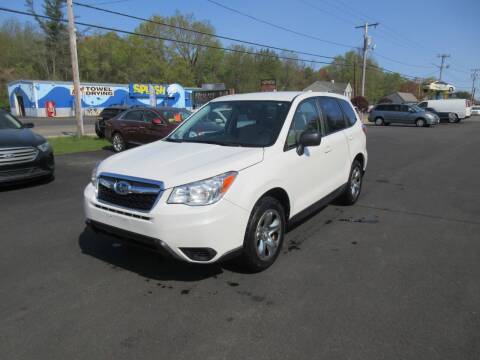2016 Subaru Forester for sale at Route 12 Auto Sales in Leominster MA