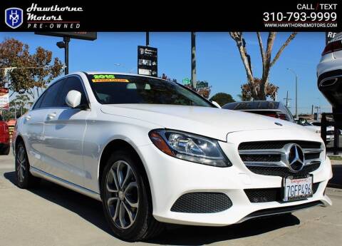 2015 Mercedes-Benz C-Class for sale at Hawthorne Motors Pre-Owned in Lawndale CA