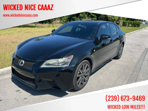 2013 Lexus GS 350 for sale at WICKED NICE CAAAZ in Cape Coral FL