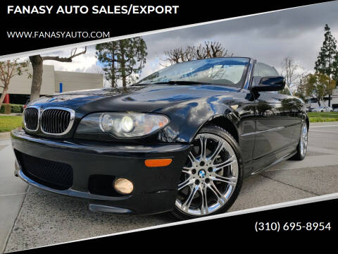 2006 BMW 3 Series for sale at FANASY AUTO SALES/EXPORT in Yorba Linda CA