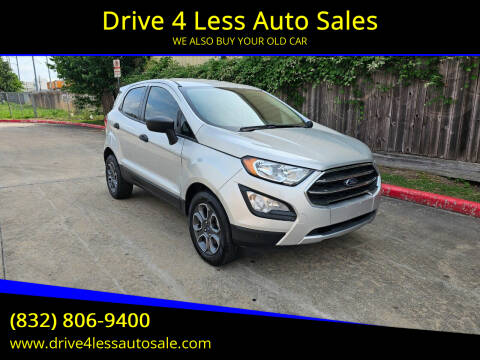 2020 Ford EcoSport for sale at Drive 4 Less Auto Sales in Houston TX