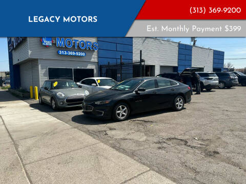 2018 Chevrolet Malibu for sale at Legacy Motors in Detroit MI
