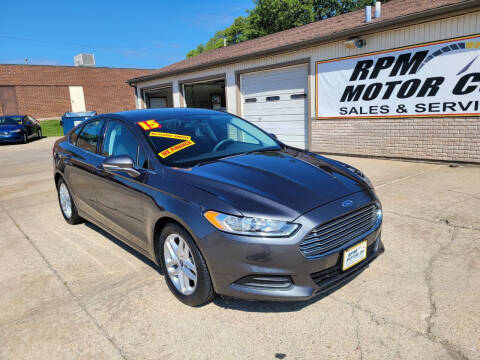 2015 Ford Fusion for sale at RPM Motor Company in Waterloo IA