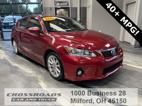 2011 Lexus CT 200h for sale at Crossroads Car & Truck in Milford OH