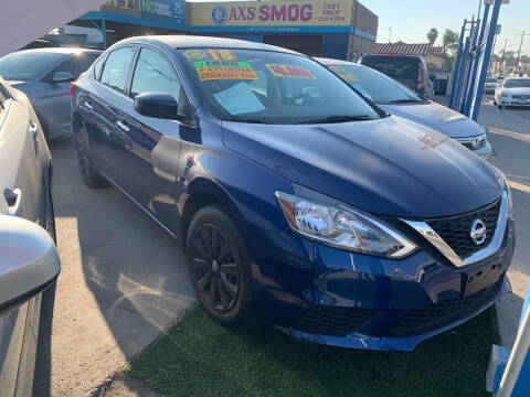 2018 Nissan Sentra for sale at ROMO'S AUTO SALES in Los Angeles CA