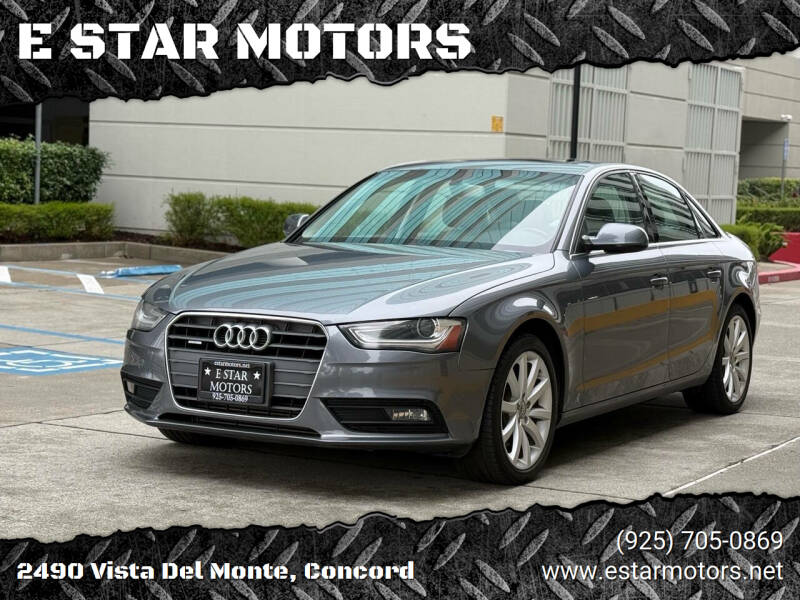 2013 Audi A4 for sale at E STAR MOTORS in Concord CA