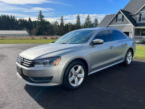 2013 Volkswagen Passat for sale at Catuna Motor Company in Damascus OR