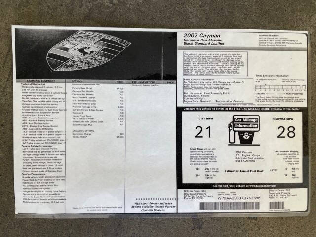 2007 Porsche Cayman