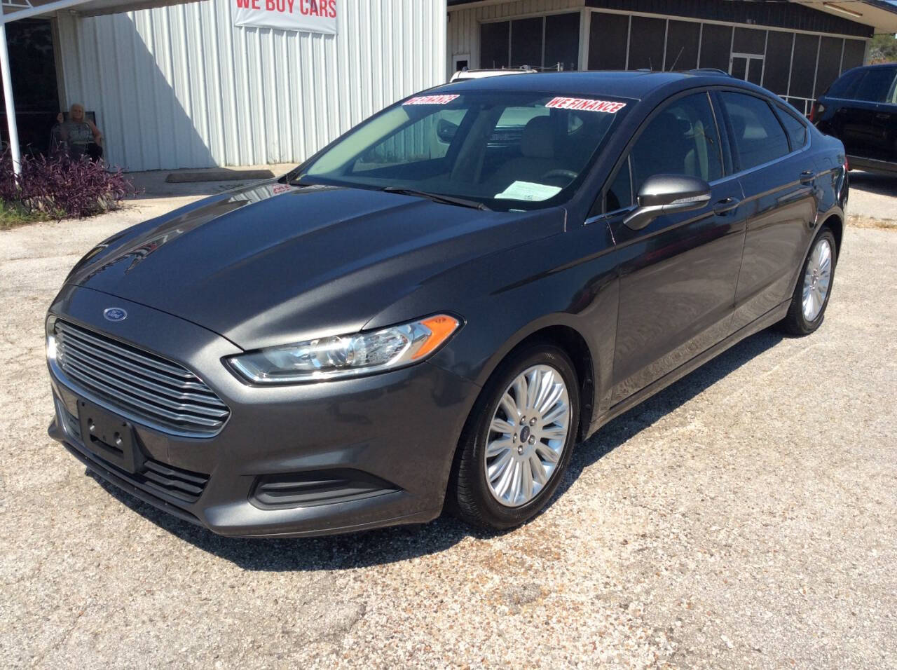 2016 Ford Fusion Hybrid for sale at SPRINGTIME MOTORS in Huntsville, TX