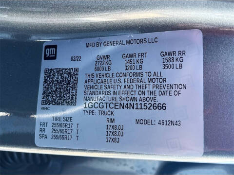 2022 Chevrolet Colorado