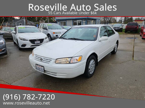 1998 Toyota Camry for sale at Roseville Auto Sales in Roseville CA