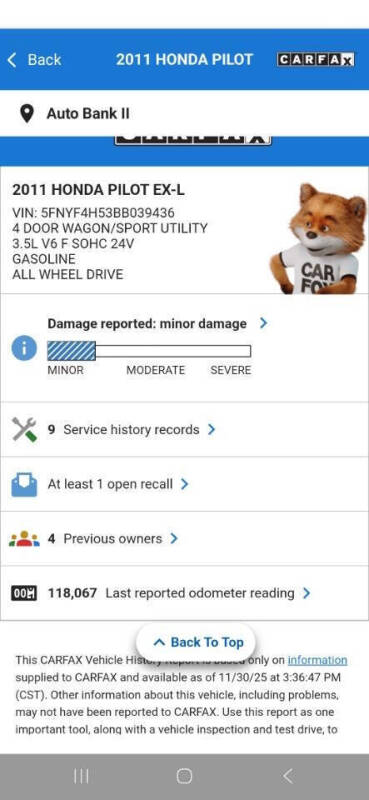 2011 Honda Pilot EX-L