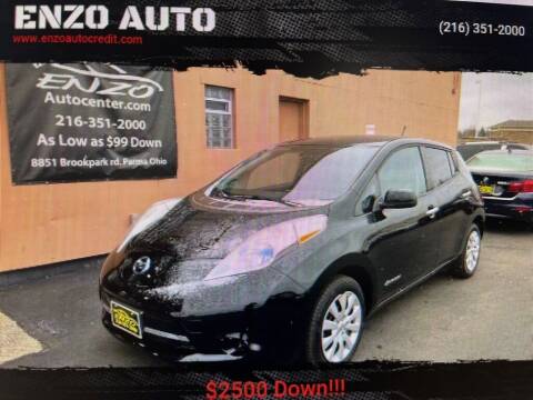 2014 Nissan LEAF for sale at ENZO AUTO in Parma OH