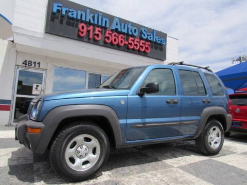 2004 Jeep Liberty for sale at Franklin Auto Sales in El Paso TX