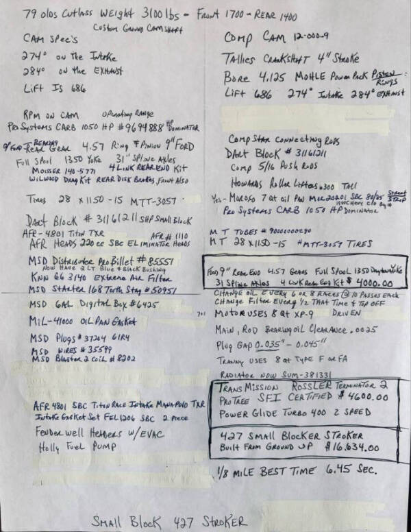 1979 Oldsmobile Cutlass