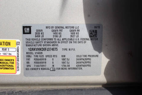 2015 Chevrolet Traverse LT