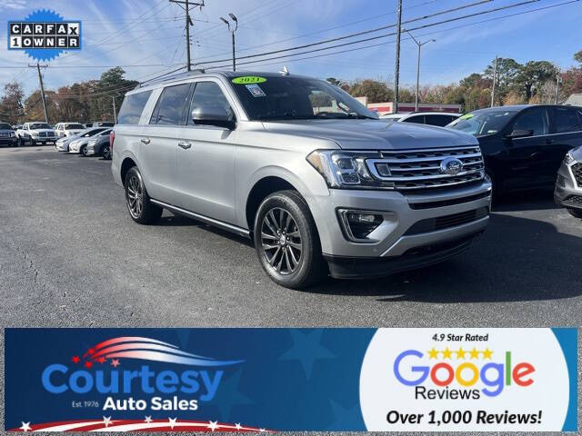 2021 Ford Expedition MAX for sale at Courtesy Auto Sales in Chesapeake VA